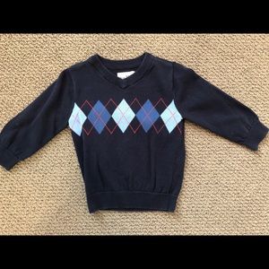 LAST CHANCE Preppy argyle sweater